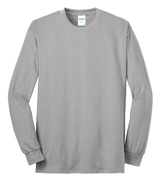 Port & Company Tall Long Sleeve Core Blend Tee (Ash)