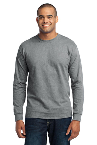 Port & Company Tall Long Sleeve Core Blend Tee (Athletic Heather)