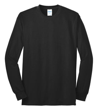 Port & Company Long Sleeve Core Blend Tee (Jet Black)