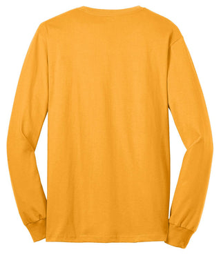 Port & Company Long Sleeve Core Blend Tee (Gold)