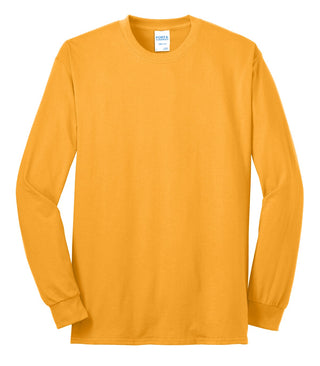 Port & Company Long Sleeve Core Blend Tee (Gold)