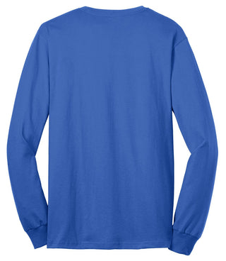 Port & Company Long Sleeve Core Blend Tee (Royal)