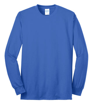 Port & Company Tall Long Sleeve Core Blend Tee (Royal)