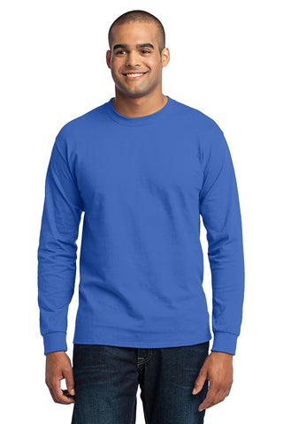 Port & Company Long Sleeve Core Blend Tee (Royal)