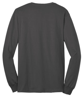 Port & Company Tall Long Sleeve Core Blend Tee (Charcoal)