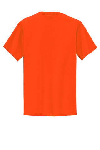 Port & Company Tall Core Blend Pocket Tee (Safety Orange)