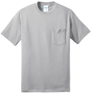 Port & Company Core Blend Pocket Tee (Ash)