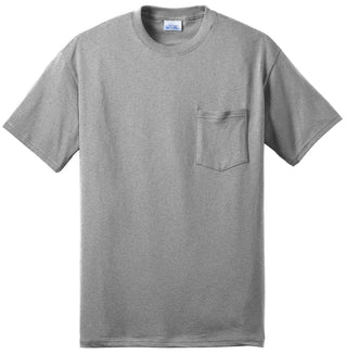 Port & Company Core Blend Pocket Tee (Athletic Heather)