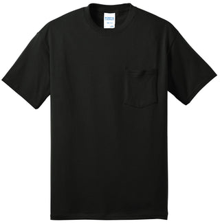 Port & Company Core Blend Pocket Tee (Jet Black)