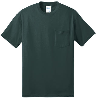 Port & Company Tall Core Blend Pocket Tee (Dark Green)