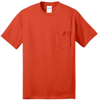 Port & Company Core Blend Pocket Tee (Orange)