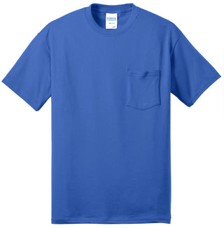 Port & Company Core Blend Pocket Tee (Royal)