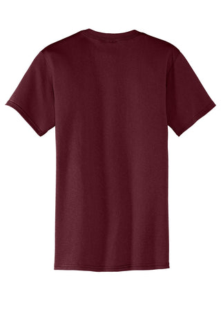 Port & Company Core Blend Pocket Tee (Athletic Maroon)