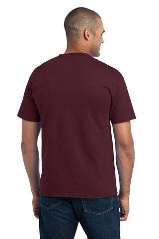 Port & Company Core Blend Pocket Tee (Athletic Maroon)