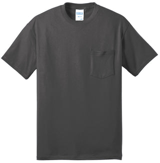 Port & Company Core Blend Pocket Tee (Charcoal)