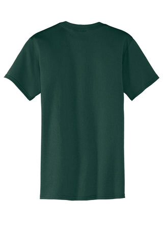 Port & Company Core Blend Pocket Tee (Dark Green)