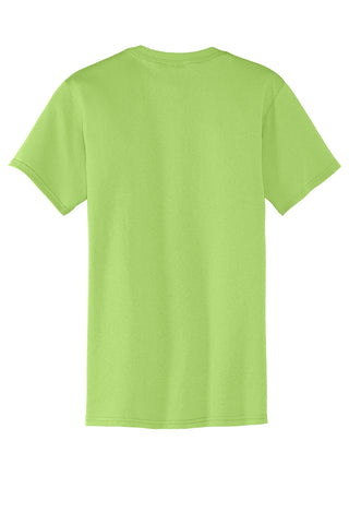 Port & Company Core Blend Pocket Tee (Lime)