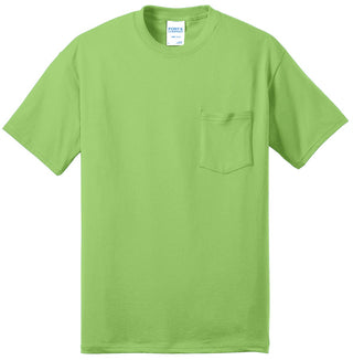 Port & Company Core Blend Pocket Tee (Lime)