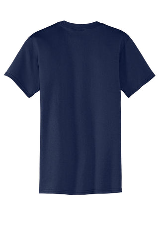 Port & Company Core Blend Pocket Tee (Navy)