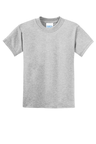 Port & Company Youth Core Blend Tee (Ash)