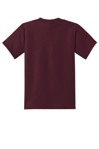 Port & Company Youth Core Blend Tee (Athletic Maroon)