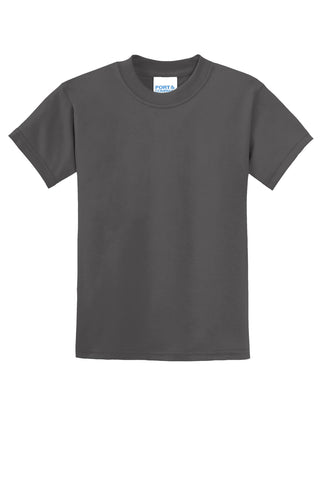 Port & Company Youth Core Blend Tee (Charcoal)