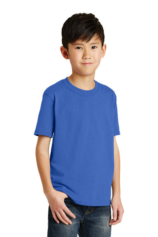 Port & Company Youth Core Blend Tee (Royal)