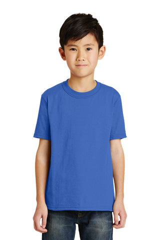 Port & Company Youth Core Blend Tee (Royal)