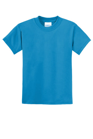 Port & Company Youth Core Blend Tee (Sapphire)