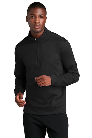 Port & Company Performance Fleece 1/4-Zip Pullover Sweatshirt (Jet Black)