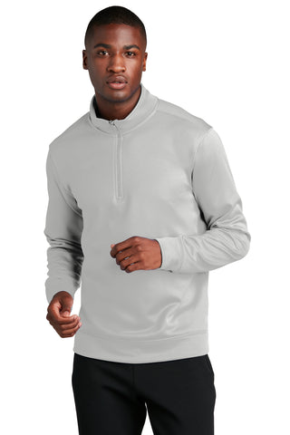 Port & Company Performance Fleece 1/4-Zip Pullover Sweatshirt (Silver)