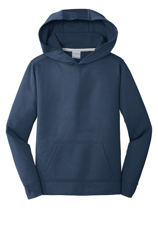 Port & Company Youth Performance Fleece Pullover Hooded Sweatshirt (Deep Navy)