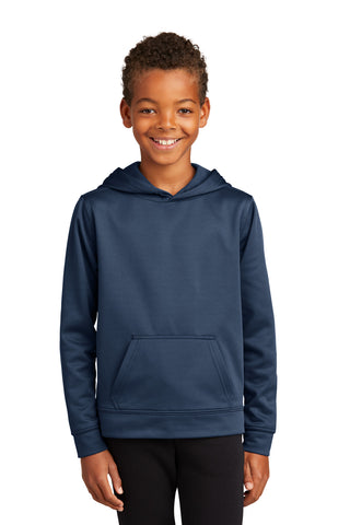 Port & Company Youth Performance Fleece Pullover Hooded Sweatshirt (Deep Navy)