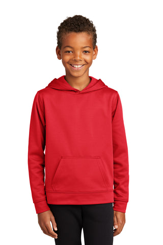 Port & Company Youth Performance Fleece Pullover Hooded Sweatshirt (Red)