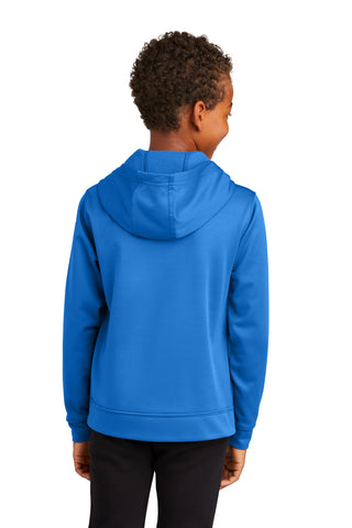 Port & Company Youth Performance Fleece Pullover Hooded Sweatshirt (Royal)