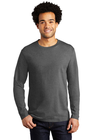 Port & Company Long Sleeve Bouncer Tee (Dark Heather Grey)