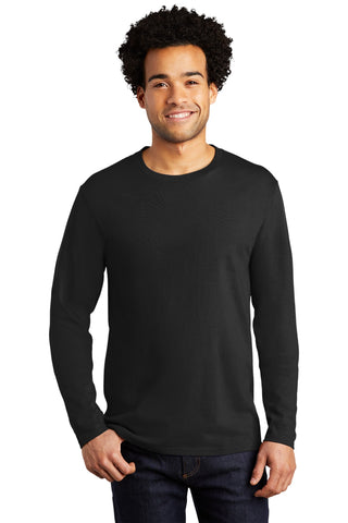 Port & Company Long Sleeve Bouncer Tee (Deep Black)