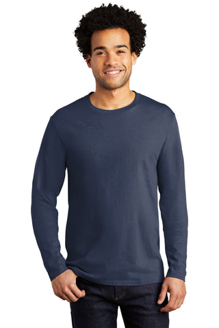 Port & Company Long Sleeve Bouncer Tee (Navy Blue)