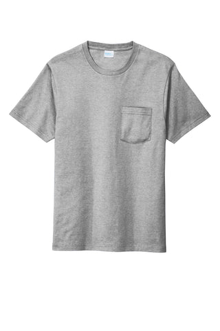 Port & Company Bouncer Pocket Tee (Athletic Heather)