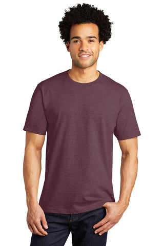 Port & Company Bouncer Tee (Heather Athletic Maroon)