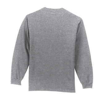 Port & Company Long Sleeve Essential Pocket Tee (Athletic Heather*)