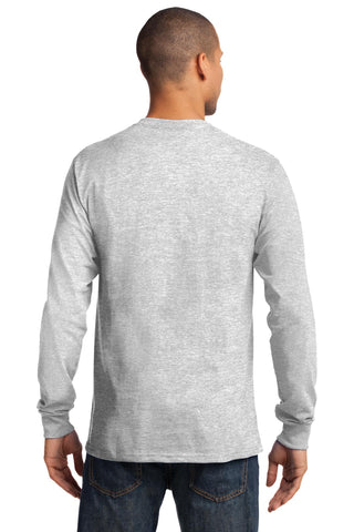 Port & Company Tall Long Sleeve Essential Tee (Ash)