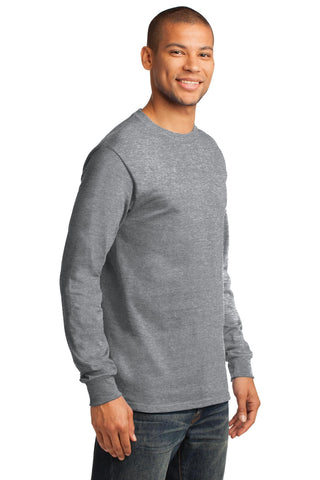 Port & Company Tall Long Sleeve Essential Tee (Athletic Heather)