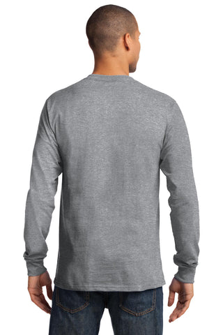 Port & Company Tall Long Sleeve Essential Tee (Athletic Heather)