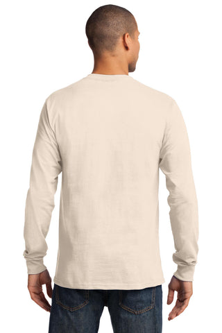 Port & Company Tall Long Sleeve Essential Tee (Natural)