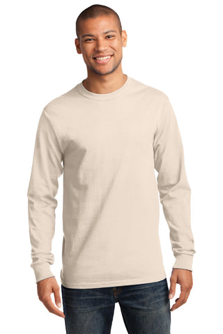 Port & Company Tall Long Sleeve Essential Tee (Natural)