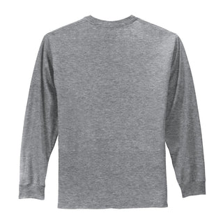 Port & Company Long Sleeve Essential Tee (Athletic Heather*)