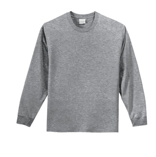 Port & Company Long Sleeve Essential Tee (Athletic Heather*)