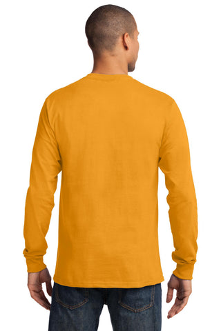 Port & Company Long Sleeve Essential Tee (Gold)