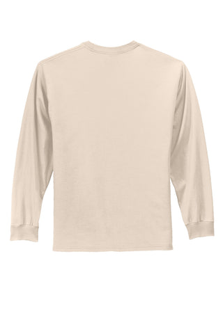Port & Company Long Sleeve Essential Tee (Natural)